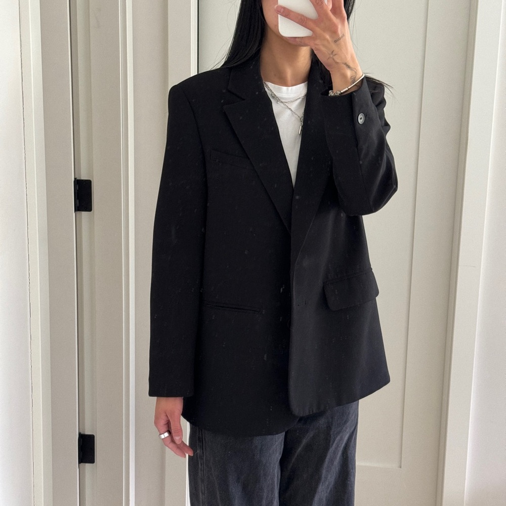 Zara structured oversized blazer